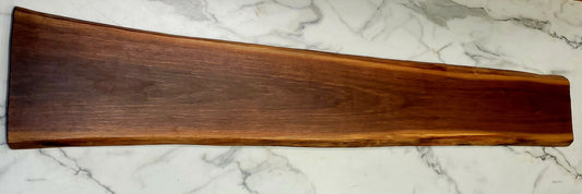 Long Enough- A Live Edge Black Walnut Grazing Board Grazing Board