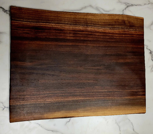 It's a Beauty- A Live Edge black Walnut Grazing Board - Live Edged Woodcraft