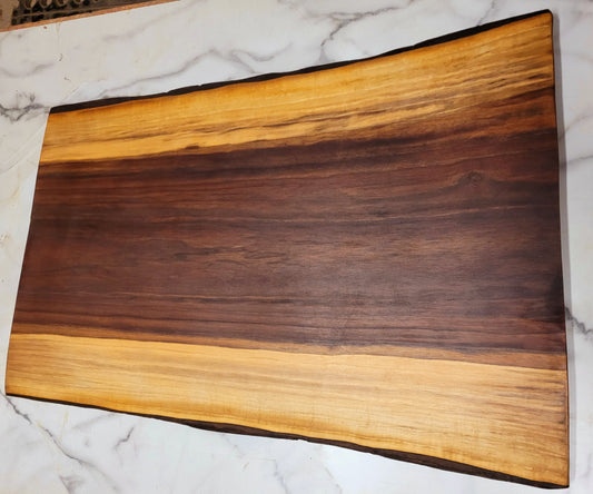 Right On- a live edge Black Walnut Grazing Board