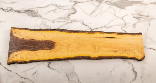 Why Not - Black Walnut Grazing Board - Live Edged Woodcraft