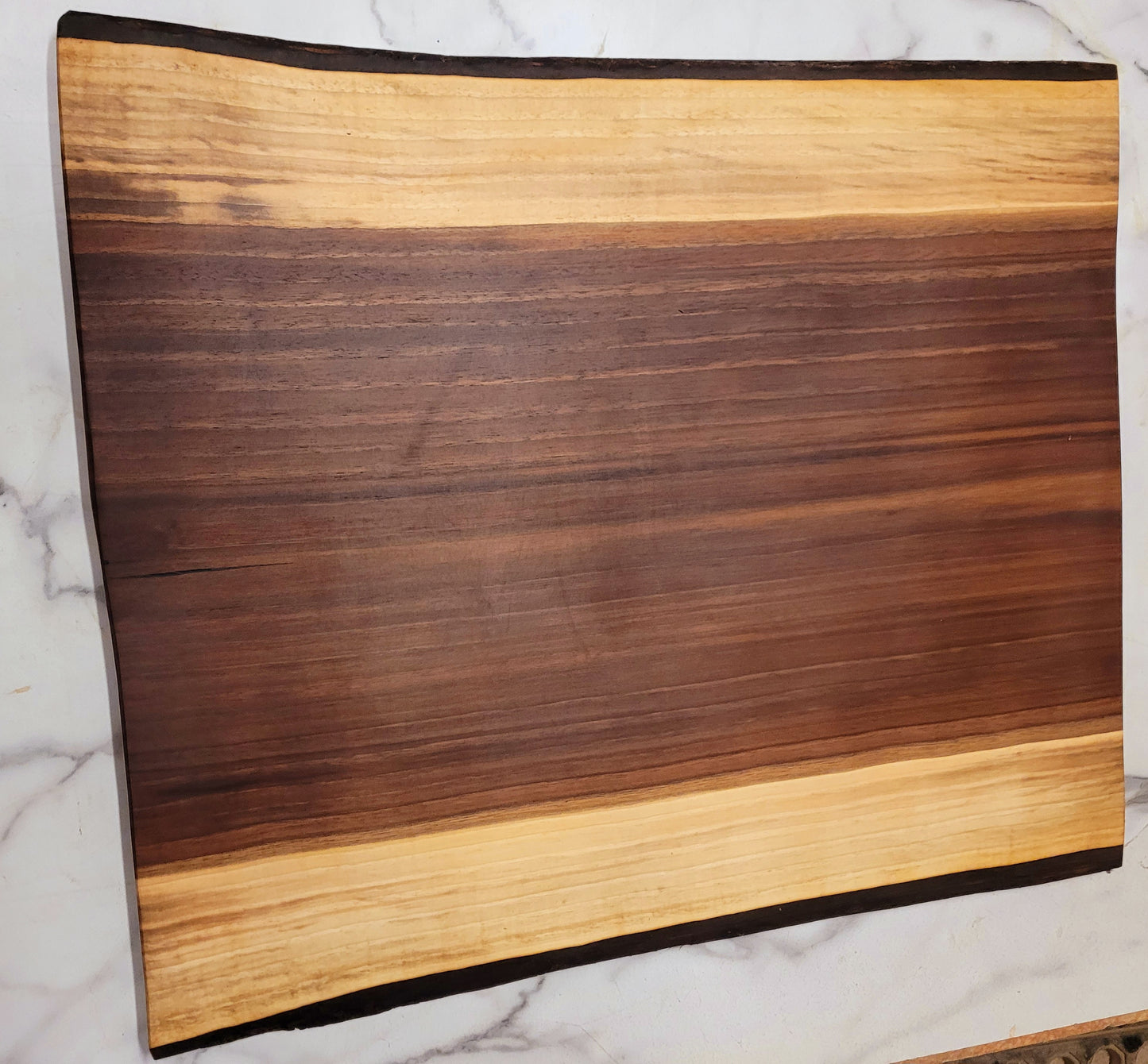 Just About Right- A Live Edge Black Walnut Grazing Board
